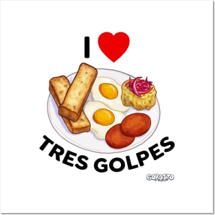 I Love Tres Golpes Posters and Art